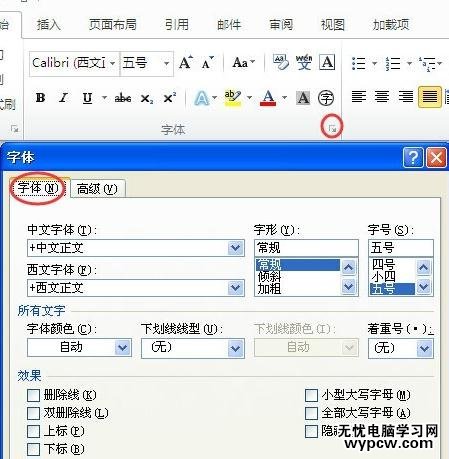word2010中介紹選項卡的功能