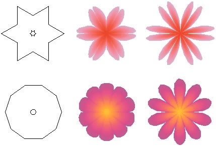 Freehand使用技巧:描繪花朵