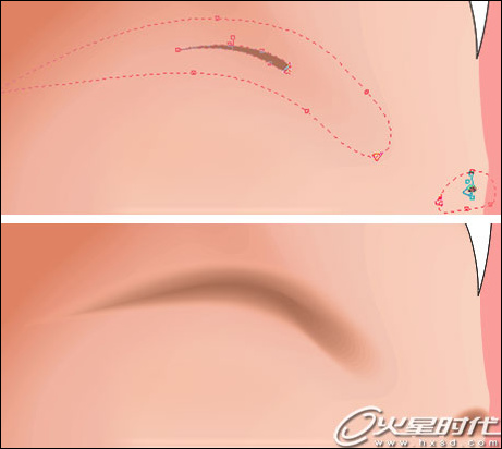 coreldraw鼠繪教程：繪制古典風格美女插畫_中國教程網