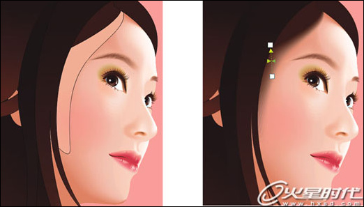 coreldraw鼠繪教程：繪制古典風格美女插畫_中國教程網